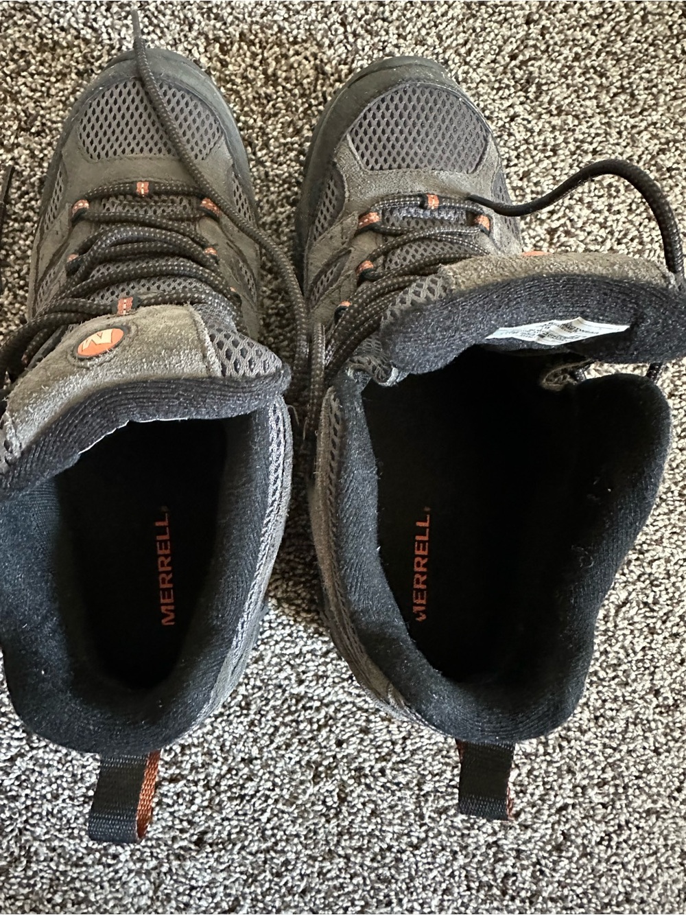 Merrell Men's Moab 2 MID Beluga Waterproof Hiking Boots Size 10.5 - Picture 8 of 13